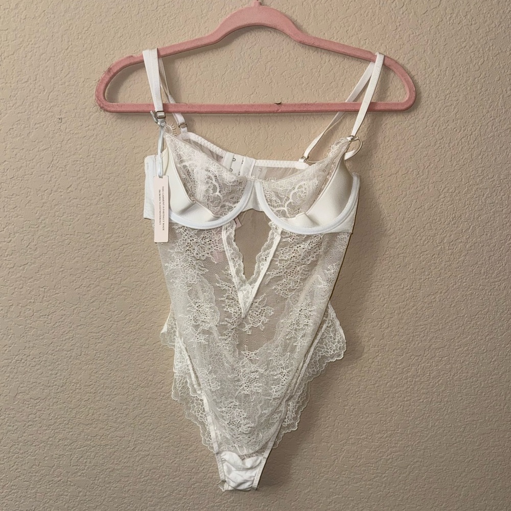 Victoria's Secret White Lace Chemise